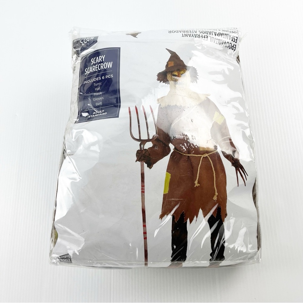 Suit Yourself Scary Scarecrow Halloween Costume Adult Standard No Pitchfork